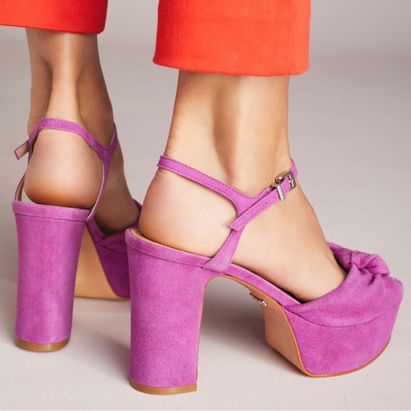 Shutz Thalyta Platform Heels in Purple - Picture 1 of 7